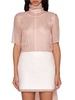 Sportmax High Neck Short-Sleeved Top