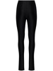 Alexandre Vauthier High-Waist Skinny Velvet Leggings