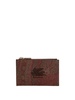 Etro Pegaso Motif Embroidered Zipped Wallet