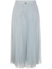 TWINSET Pleated Tulle Long Skirt