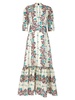 Floral Print Maxi Dress Dresses Multicolor