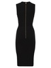 Elisabetta Franchi Viscose Midi Dress With Twin Buttons