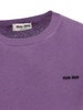 Miu Miu Logo Embroidered Crewneck Knitted T-Shirt