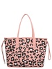 MCM Leopard Print Drawtring Tote Bag