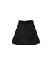 Casablanca Animal Motif Velvet Mini Skirt