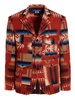 Junya Watanabe All-Over Pattern Single-Breasted Jacket