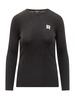 Rochas Logo Patch Ribbed-Knit Jumper