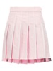 Pleated Oxford Skirt Skirts Pink