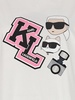 Karl Lagerfeld K/Ikonik Varsity Oversized T-Shirt