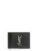 Saint Laurent "Cassandre" Bi-Fold Leather Wallet