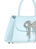 Self-Portrait Bow Embellished Foldover Top Tote Bag