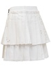 Marine Serre Pleated Tiered Skirt