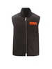 Heron Preston Logo Patched Zip-Up Vest