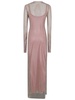 Sportmax Embellished Long-Sleeved Maxi Dress