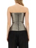 Rick Owens Strapless Bustier Top