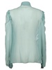 Alberta Ferretti Bow Embellished Ruffled Shirt