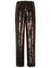 Pinko Sequin-Embellished Straight Leg Trousers