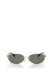 Michael Kors Eyewear Manchester Oval Frame Sunglasses