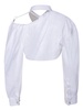 Jacquemus Asymmetric Cropped Shirt