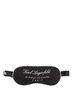 Karl Lagerfeld Logo Embroidered Sleep Mask