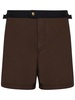 Tom Ford Waist Tab Detailed Swim Shorts