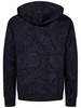 Etro Paisley Printed Drawstring Zip-Up Hoodie