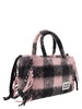 Mc2 Saint Barth Logo Patch Checked Tote Bag