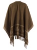 Max Mara 'Hilde' Brown Wool Cape Woman