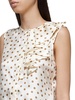 Max Mara Polka Dot Printed Ruffled Top