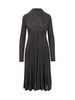 Jil Sander Pleated Long-Sleeved Midi Dress