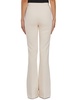 Elisabetta Franchi Horsebit Stretch Crepe Palazzo Trousers