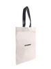 Jil Sander Logo Printed Top Handle Bag