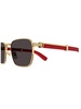 Cartier Rectangular Frame Sunglasses