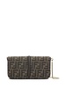 Fendi Fendigraphy FF Jacquard Chain-Linked Wallet