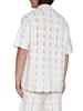 Casablanca Short-Sleeved Crochet Knitted Shirt