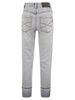 Brunello Cucinelli Soft Denim Straight Trousers With Shiny Details