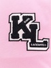 Karl Lagerfeld KL Logo Flocked Crewneck T-Shirt