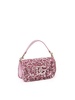 Dolce & Gabbana All-Over Embellished Foldover Top Crossbody Bag