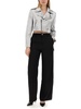 Moschino Jeans Zipped Cropped Biker Jacket