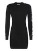 Chiara Ferragni Logo Tape Crewneck Knitted Dress