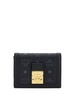 MCM Buckle-Plaque Open Fold Wallet