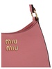 Miu Miu Logo Plaque Zipped Hobo Shoulder Bag