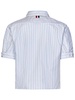 Thom Browne Short Sleeved Striped Shirt