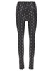 Elisabetta Franchi Logo Printed Stretch Leggings