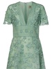 Elie Saab Floral Patterned V-Neck Dress