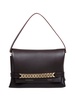 Victoria Beckham Chain-Detailed Foldover Top Shoulder Bag