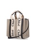 Chloé Woody Logo Detailed Small Tote Bag