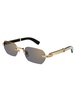 Cartier Rectangular Rimless Sunglasses