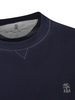 Brunello Cucinelli Logo Embroidered Crewneck T-Shirt