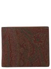 Etro Paisley Patterned Jacquard Bifold Wallet